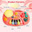 B/O Musical Piano With Lights Battery Operated Piano Toy With Light Feature