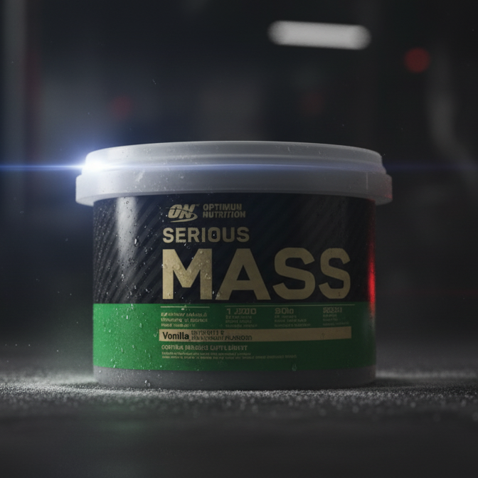 Optimum Nutrition Serious Mass Vanilla – High-Calorie Weight Gainer With 1250 Calories, 50g Protein, 252g Carbs & Added 3g Creatine for Muscle Growth