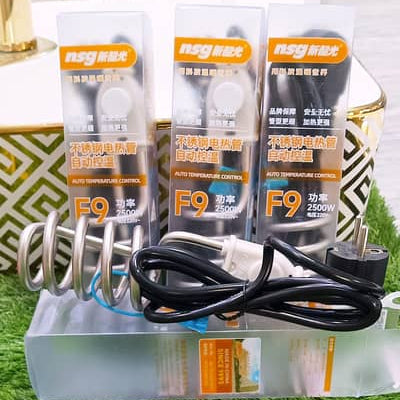 100% Original NSG F9 Sensor Auto On/Off Water Heating Rod 2500W – Fast Heating, Waterproof, Shockproof And Safe Smart Sensor Technology