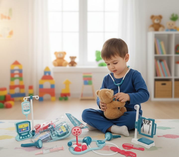 Doctor Set Educational Pretend Play Toy For Kids With Fun Accessories And Easy Role Play Experience (Random Colors)
