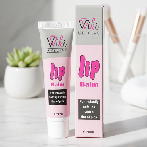 Wiki Special Natural Pink Lip Balm – Moisturizing, Nourishing & Long-Lasting Lip Care | Soft Pink Tint | Hydrating Formula for Daily Use