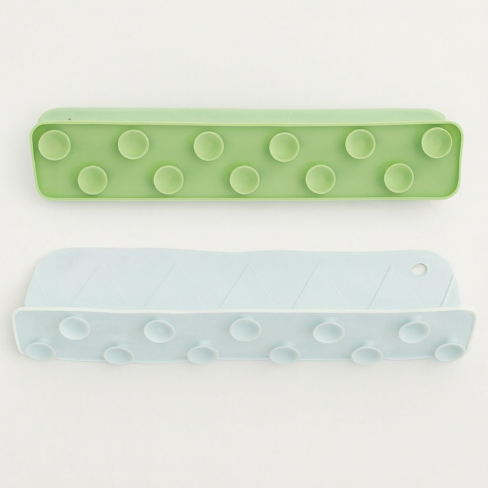 Silicone Sink Splash Guard With Suction – Flexible Water Splash Stopper for Kitchen & Bathroom Faucets, Countertops & Cleaning Protection (Random Color)