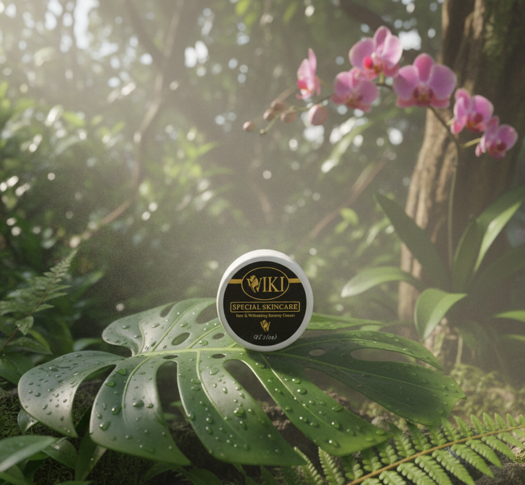 WIKI Night Cream – Black & Blue Edition | Deep Repair, Whitening, Anti-Aging & Moisturizing Night Treatment for Bright, Smooth, Glowing Skin black colour